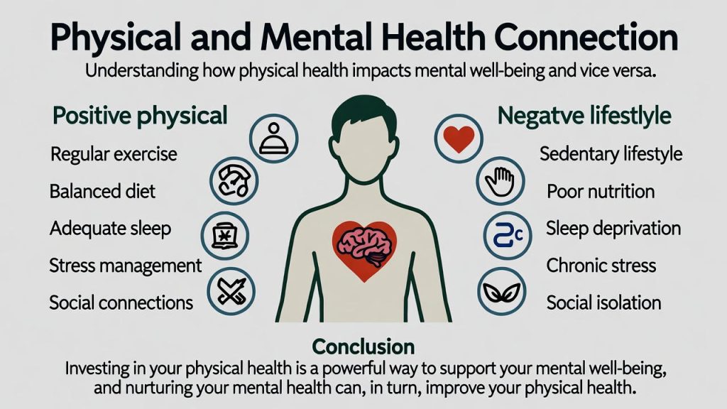 Physical and Mental Health Connection Achieve Total Wellness for a Stronger Mind and Body 1 Physical and Mental Health Connection: Achieve Total Wellness for a Stronger Mind and Body
