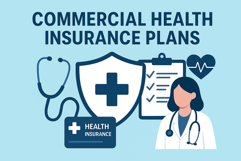 Explore top commercial health insurance plans in 2025 for businesses and professionals. Compare costs, benefits, and top providers across the US, UK, Canada & Australia.